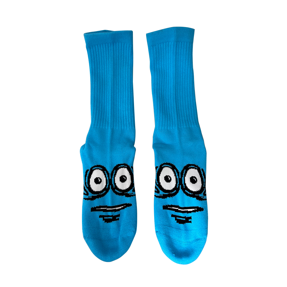 Big Egg Socks (Cyan)