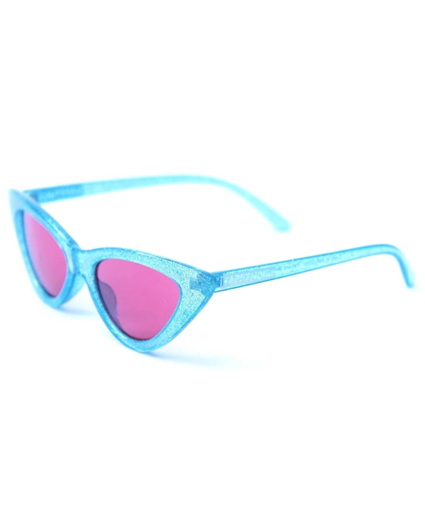 Space Needle Sunglasses (Blue Sparkle)