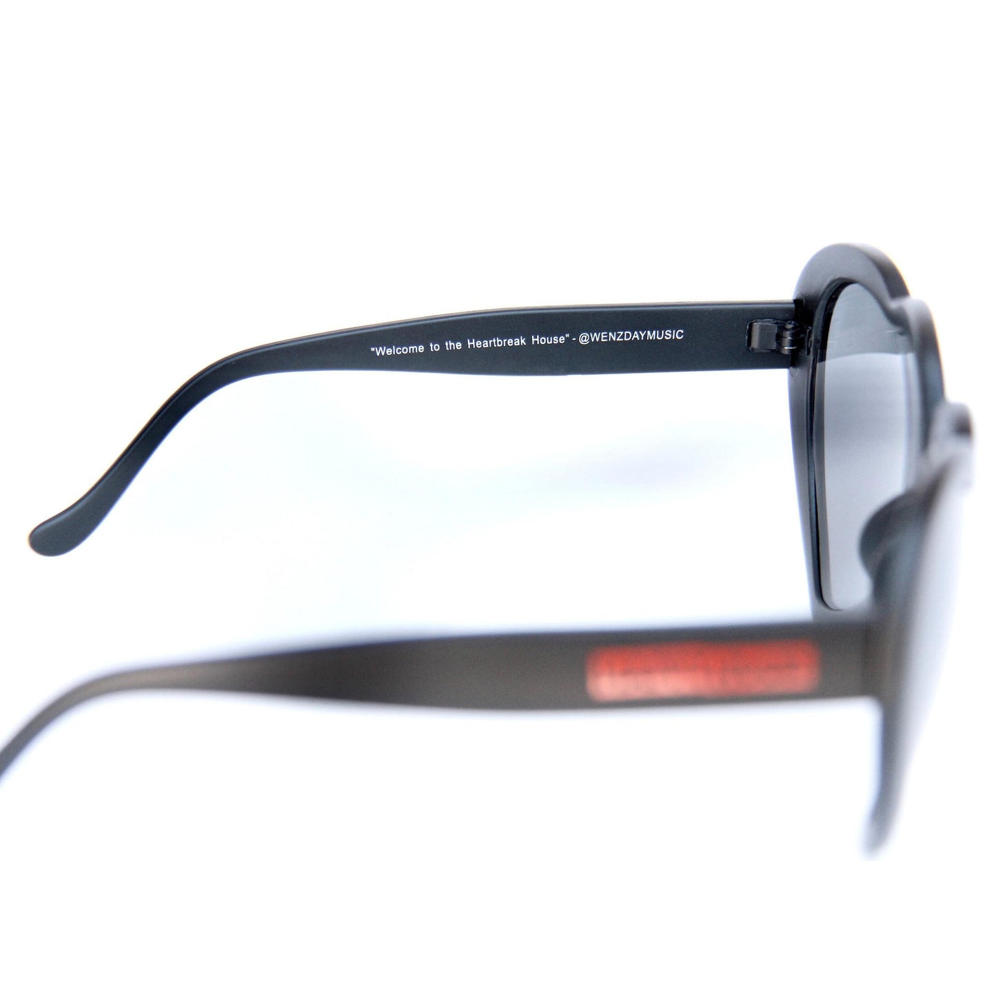 Heart-On Sunglasses (Matte Black)