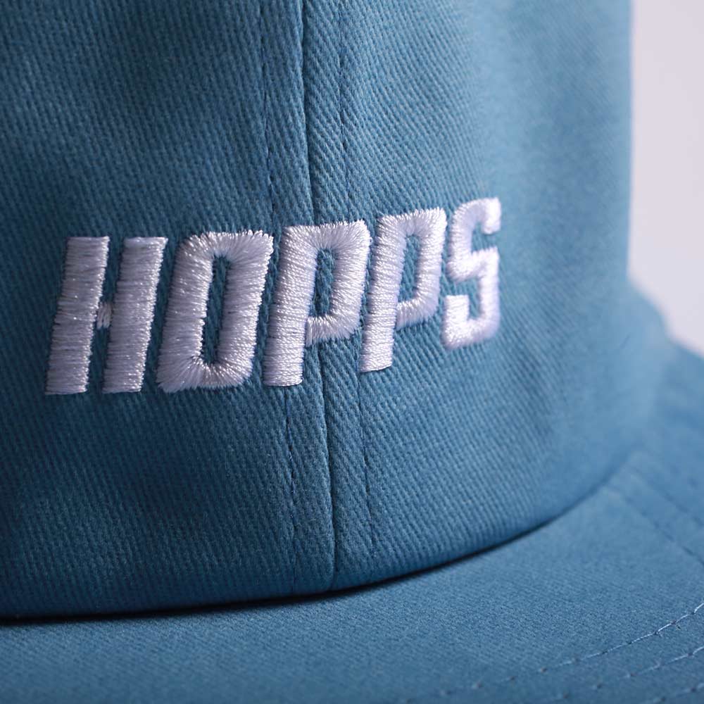 Big Hopps 6 Panel Snapback Hat (Baby Blue)