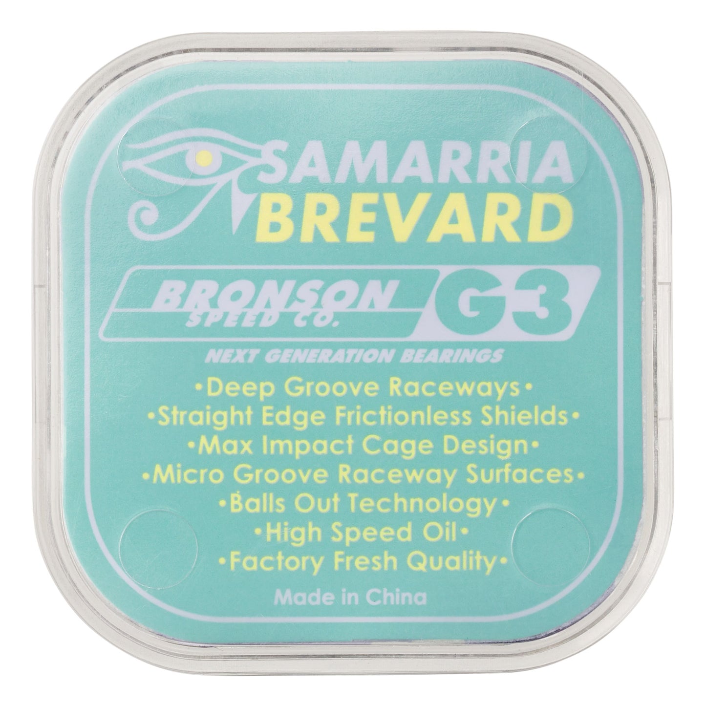 Bronson Samarria Brevard Pro G3 Skateboard Bearings