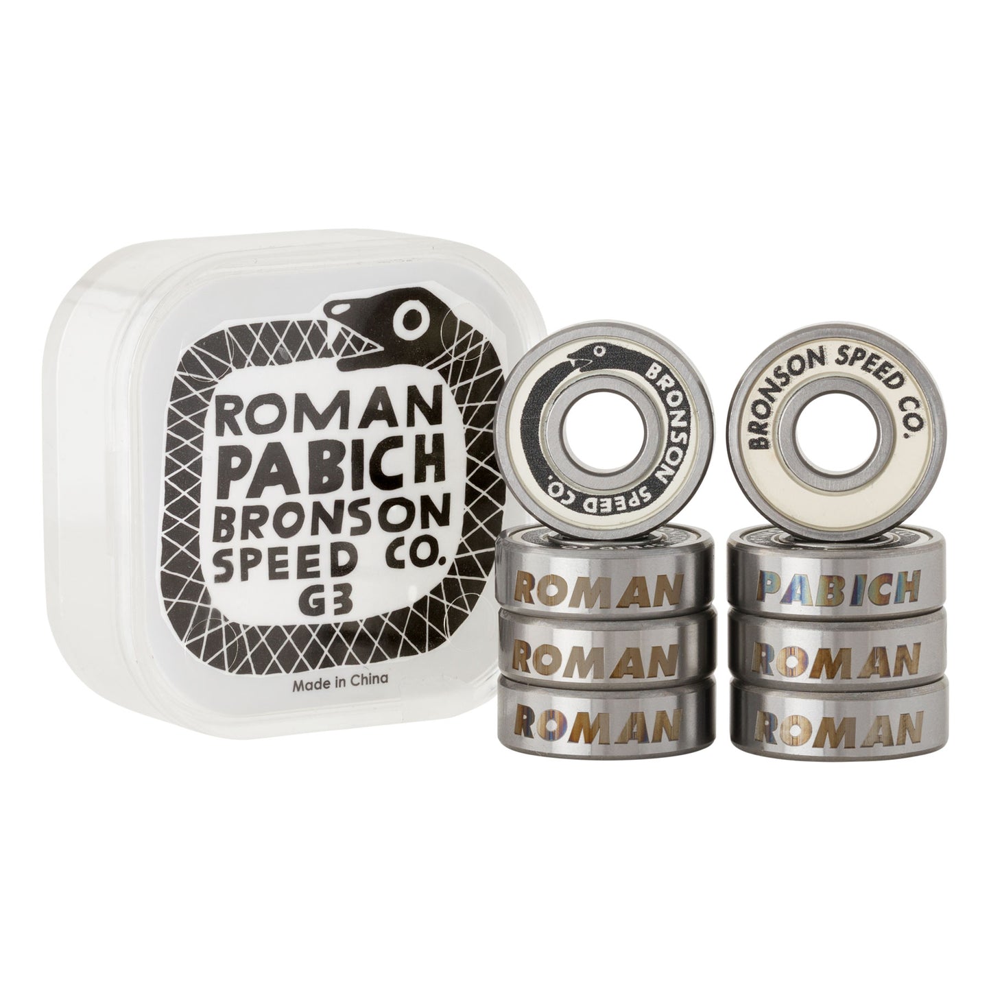 Bronson Roman Pabich Pro G3 Skateboard Bearings
