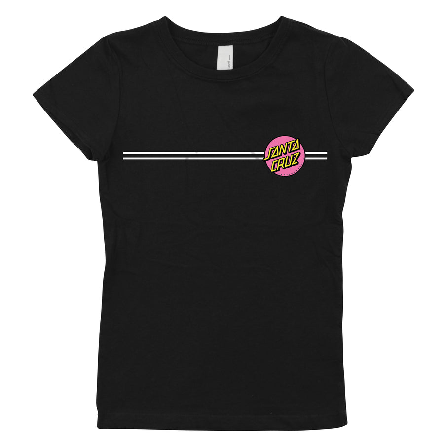 Other Dot S/S Lightweight Girls T-Shirt (Black)