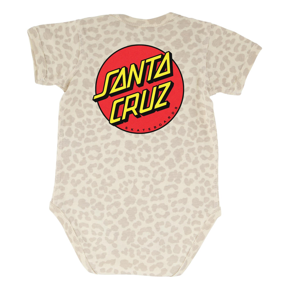 Classic Dot Santa Cruz Baby One Piece Bodysuit