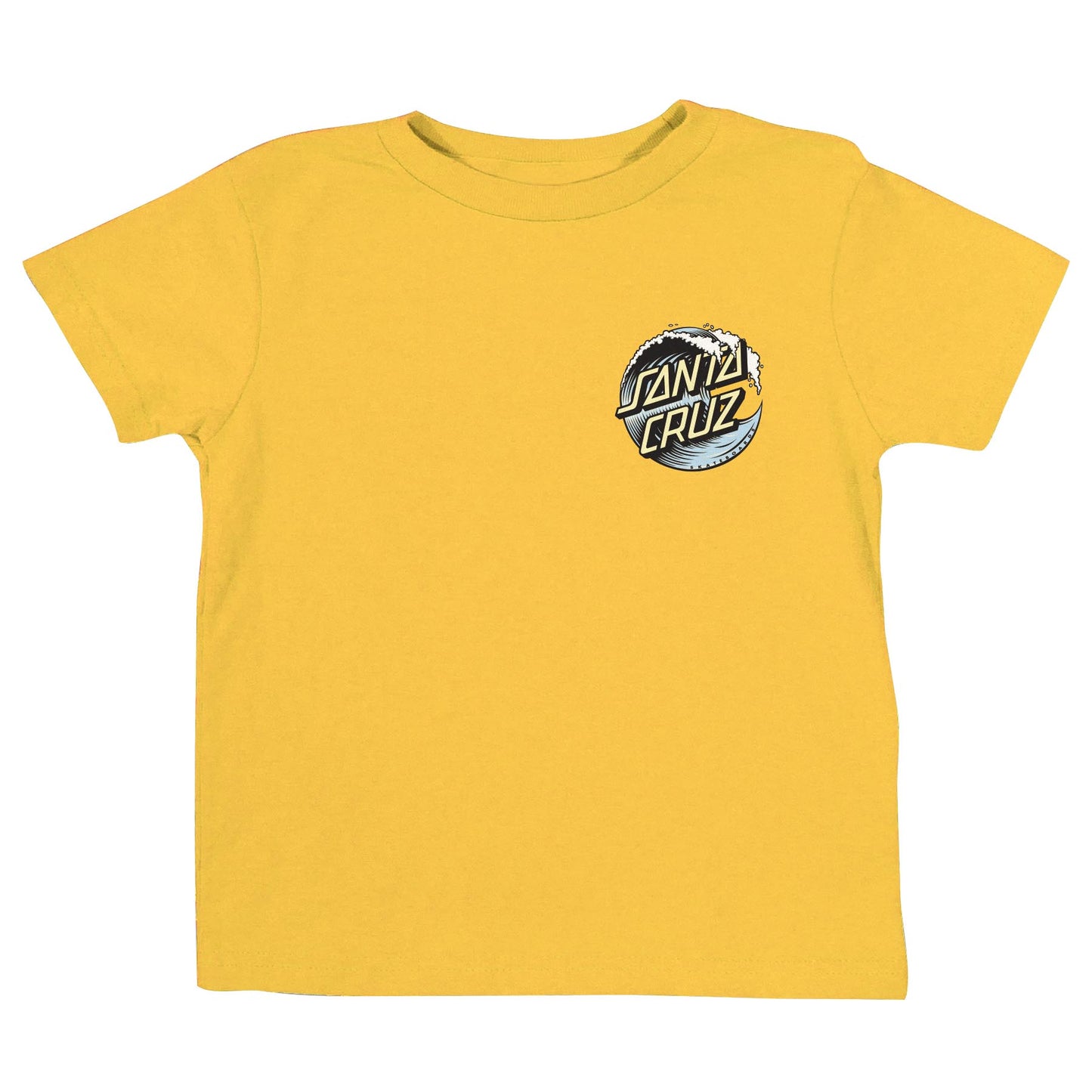 Wave Dot S/S Midweight Kids T-Shirt (Gold)