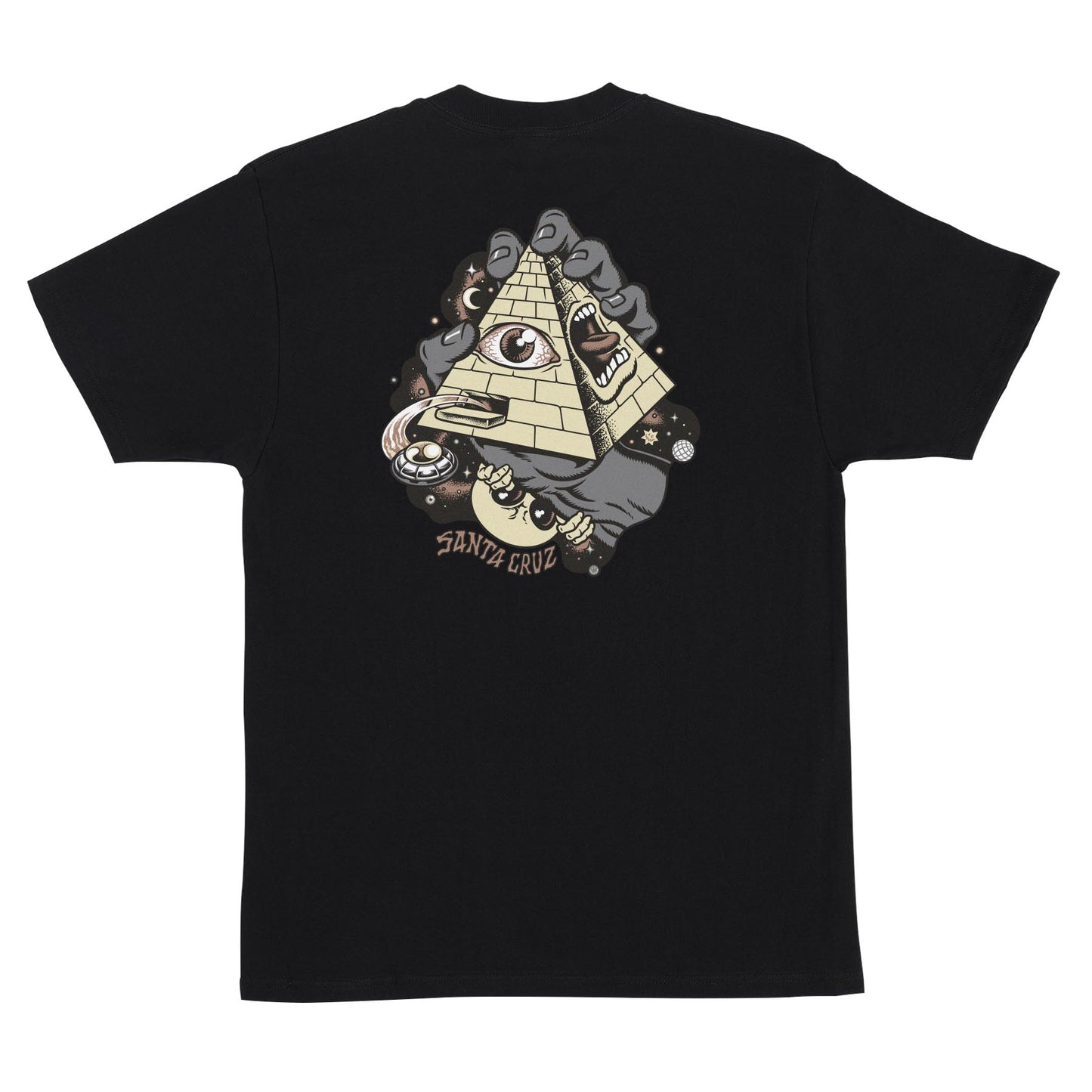 Knibbs Invasion Hand S/S Heavyweight T-Shirt (Black)