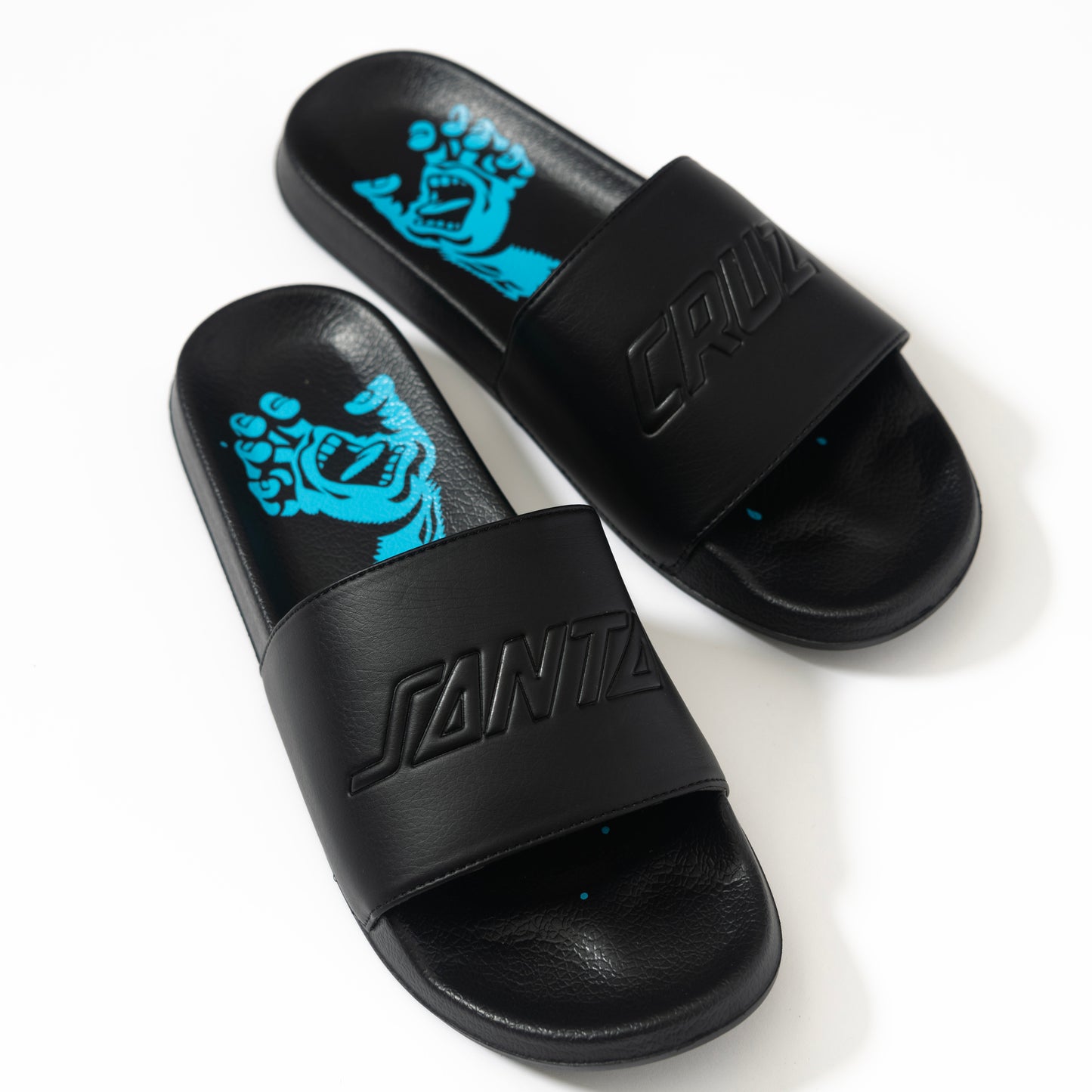 Vein Hand Strip Slides (Black)