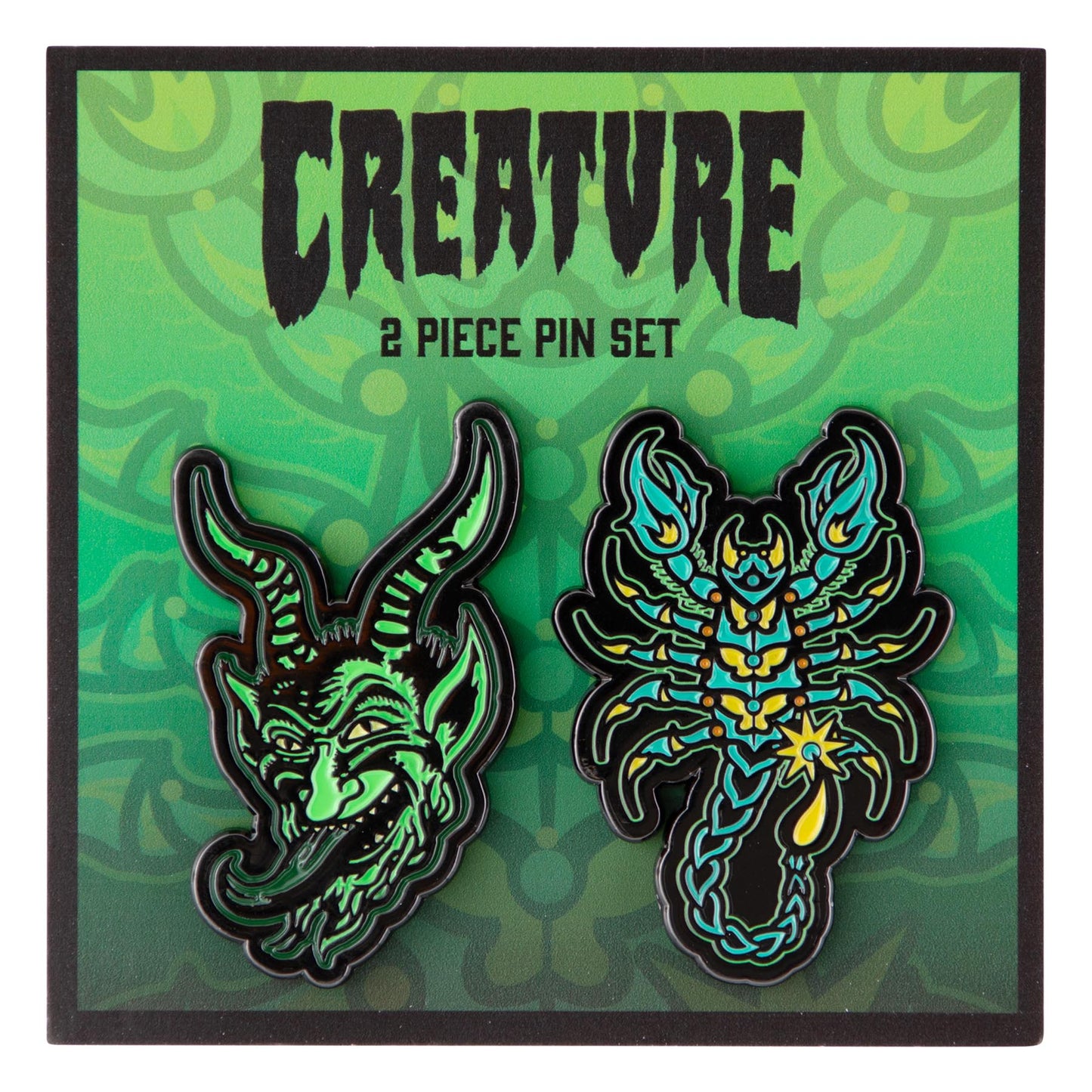 Hellion Pin Set (Green/Black)