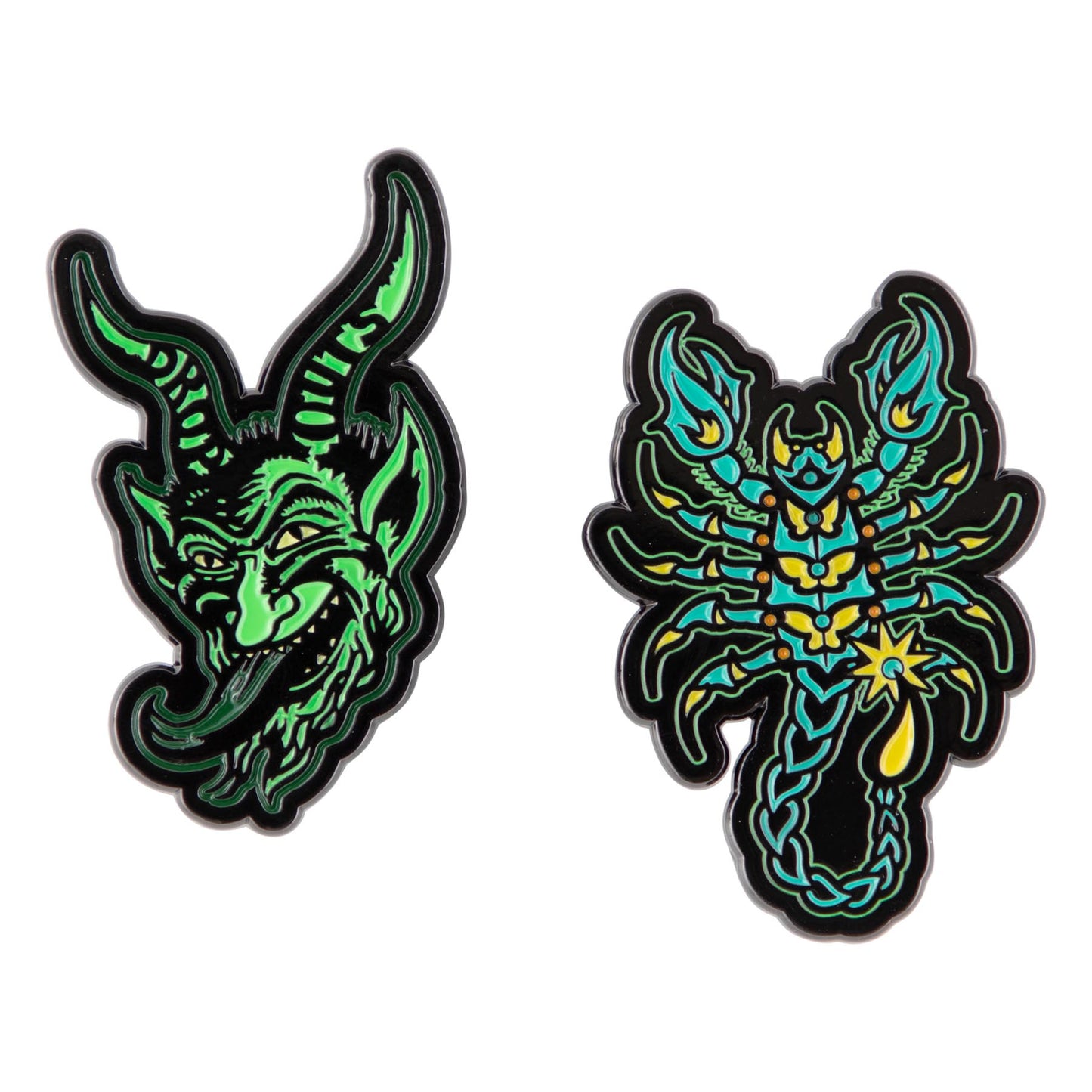 Hellion Pin Set (Green/Black)