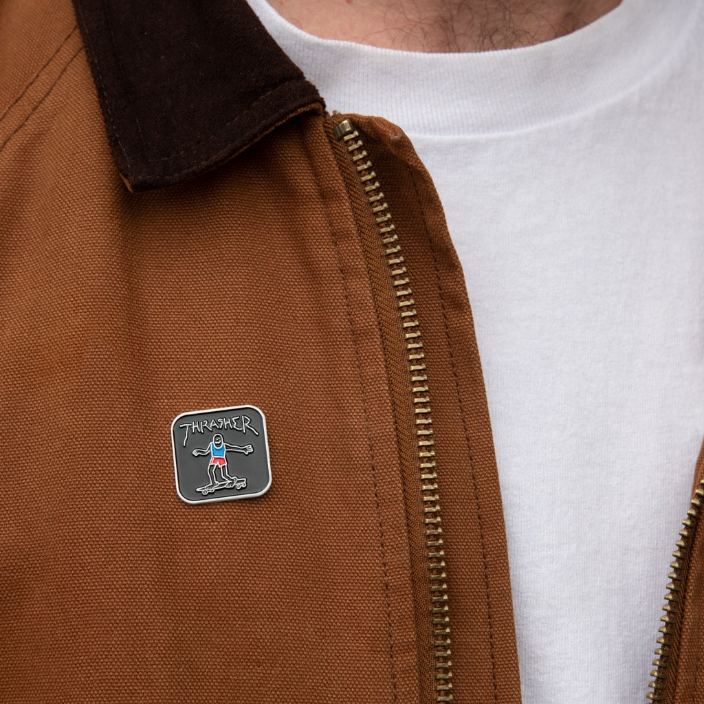THRASHER GONZ LAPEL PIN