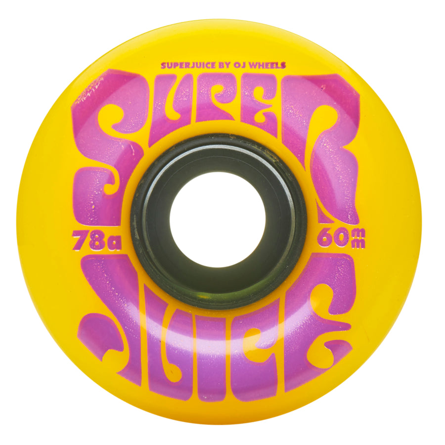 Super Juice 78a Yellow Wheels (60mm)