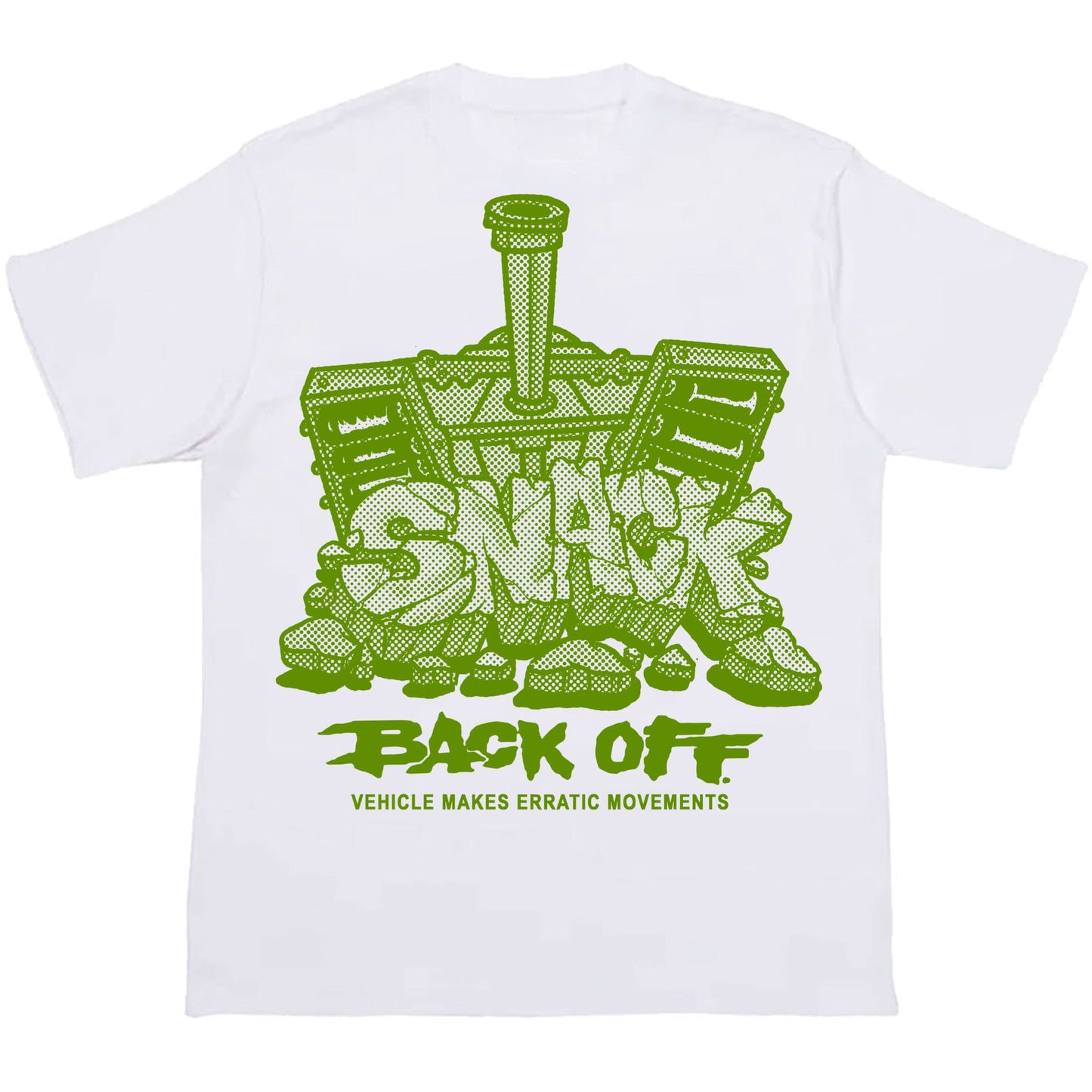 Back Off Tee (White)