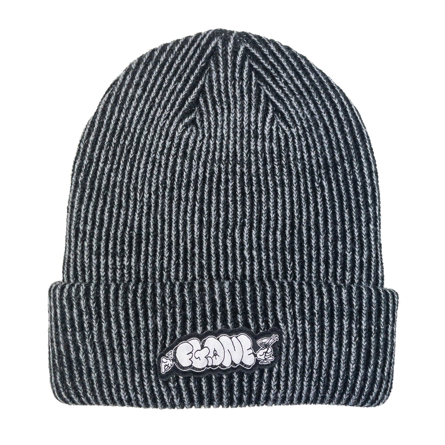 FG.ONE Longshoreman Beanie (Black/Steel/White)