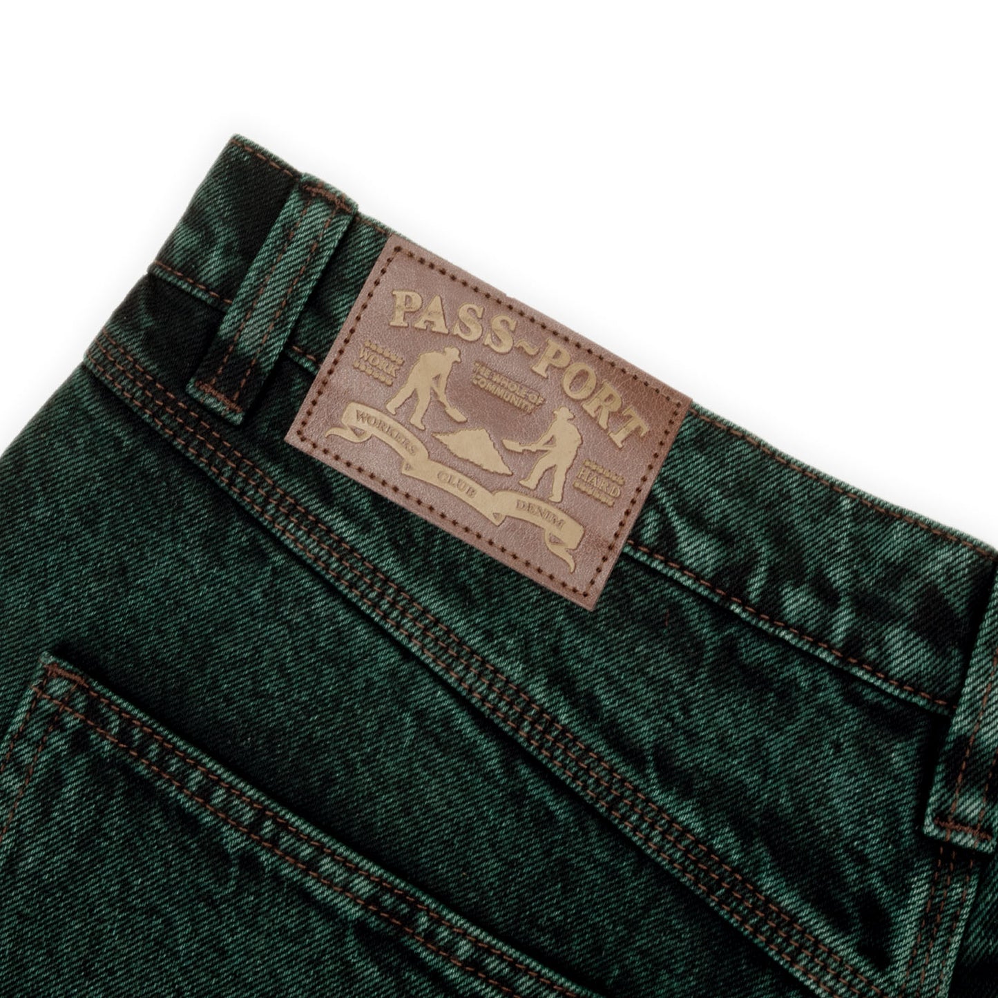 Workers Club Jean (Dark Green Over-Dye)