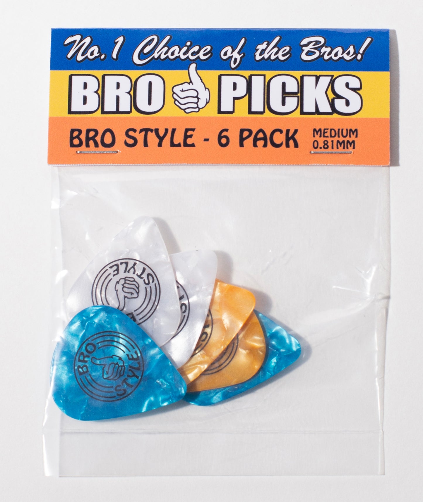 Bro Guitar Pick (6-Pack)