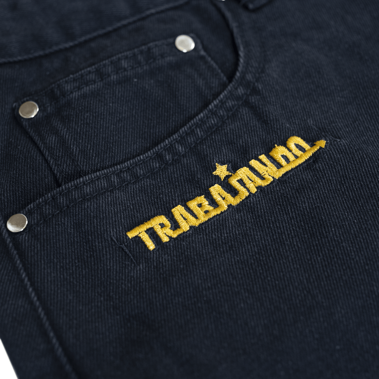 Traba G Baggy Denim Jeans (Black)