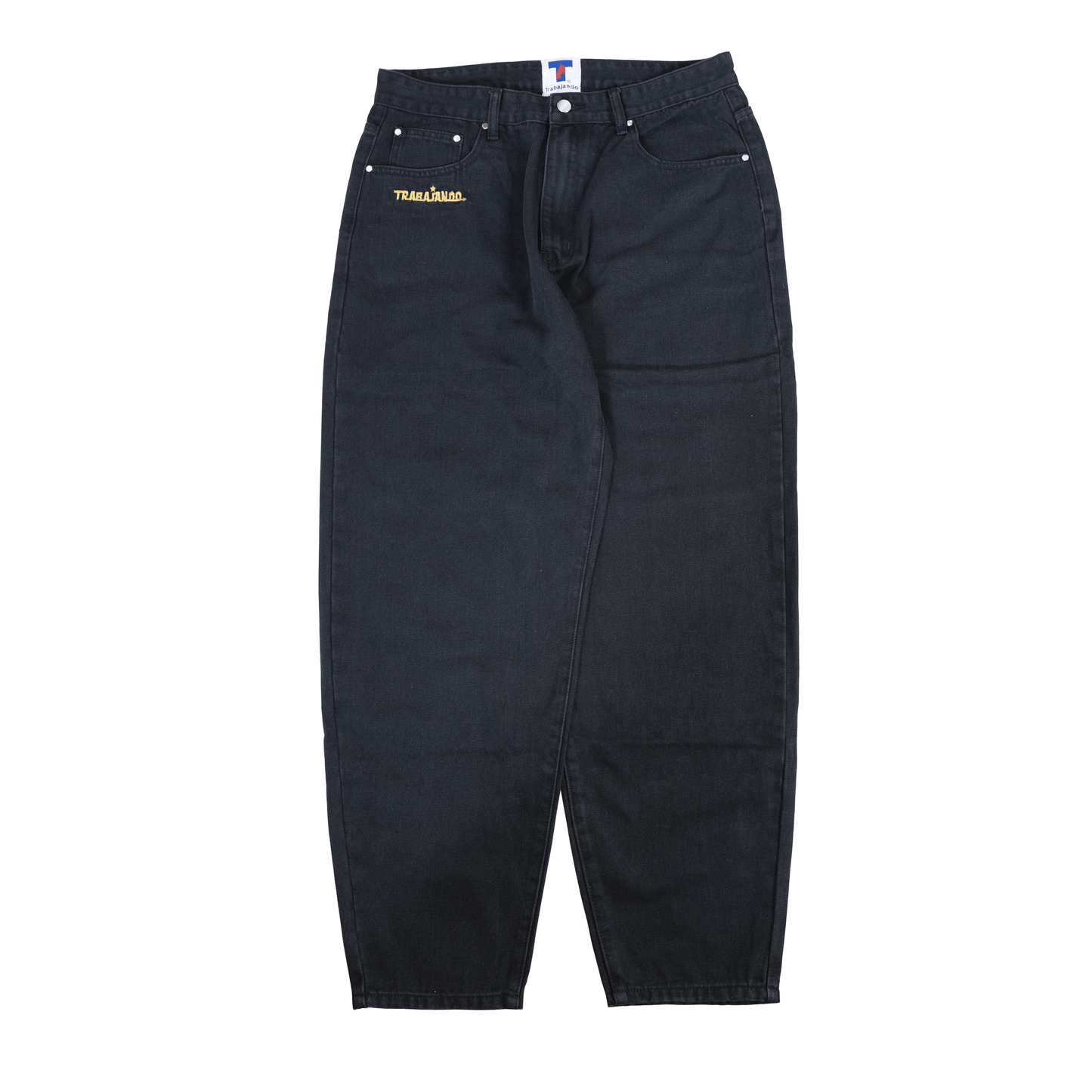 Traba G Baggy Denim Jeans (Black)
