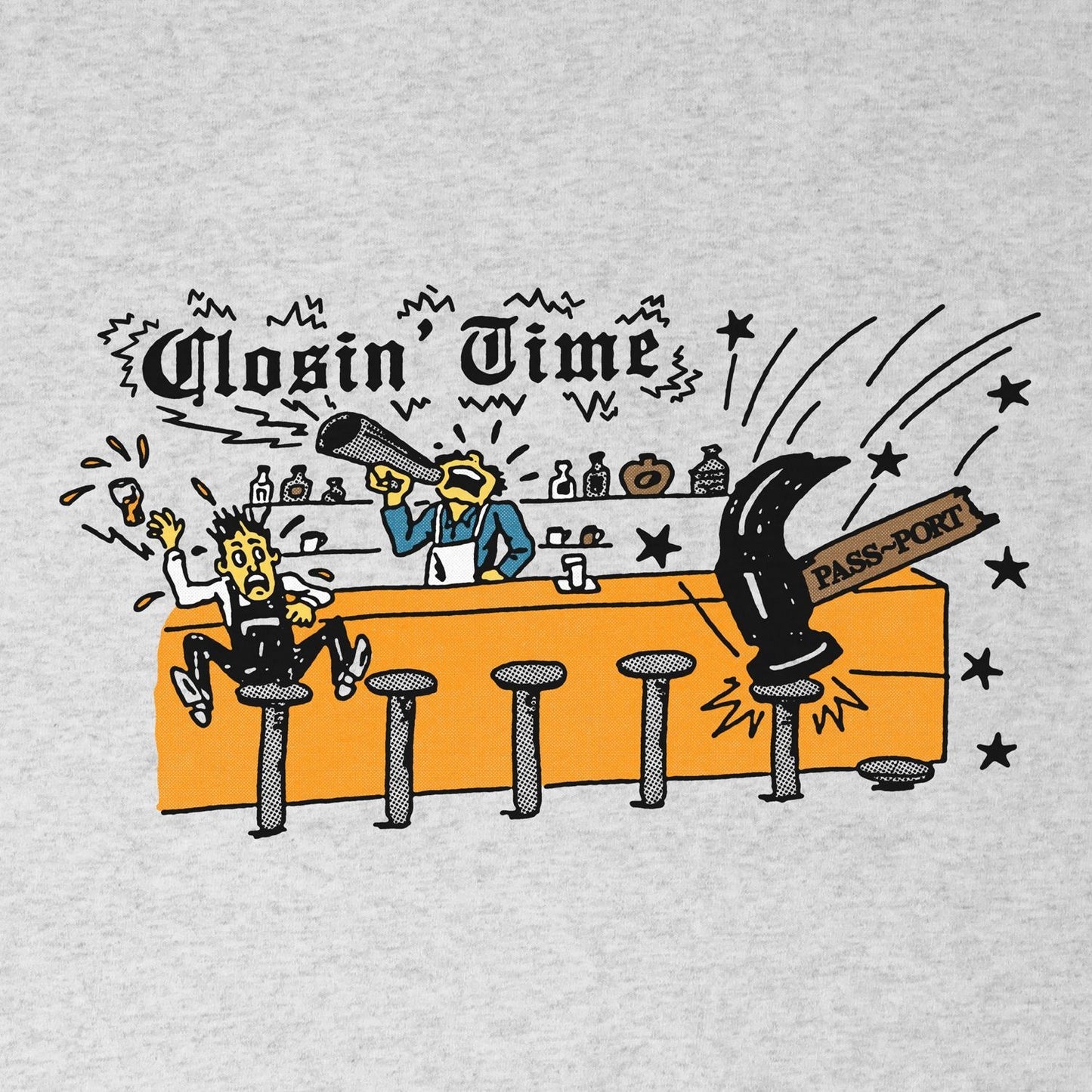 Closin' Time Tee (Ash)