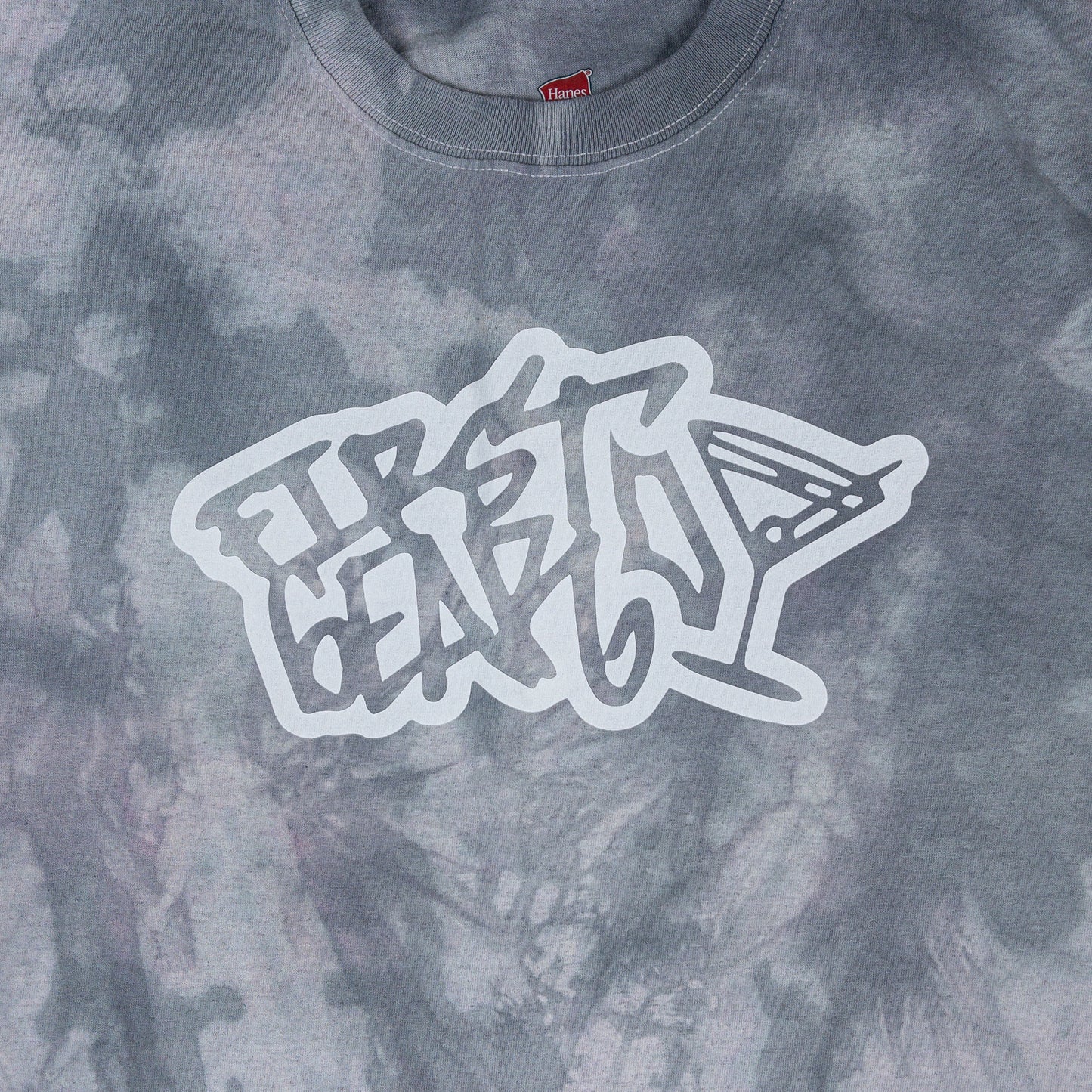 Martini Hand-Dyed Tee (Smoke/Pink)