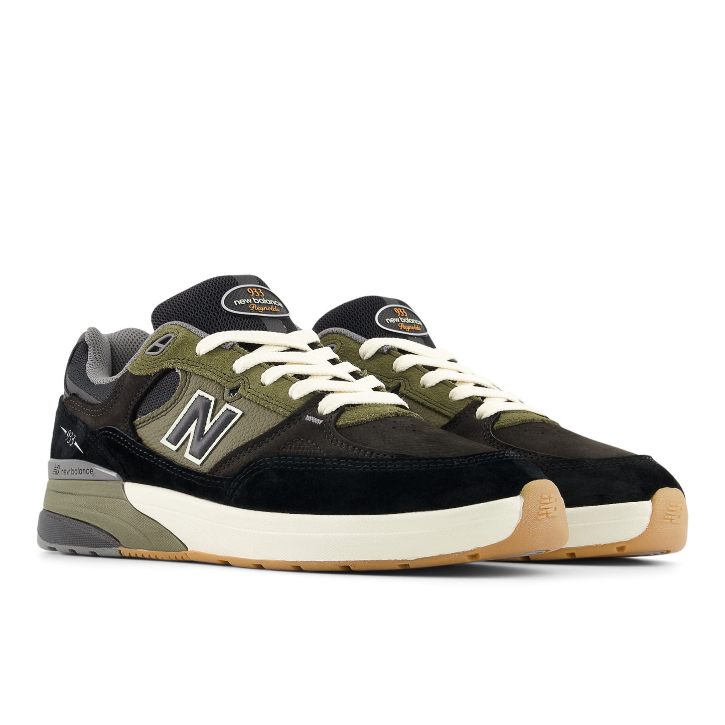 Numeric Andrew Reynolds 933 Wide (Black/Olive) - NM933BST