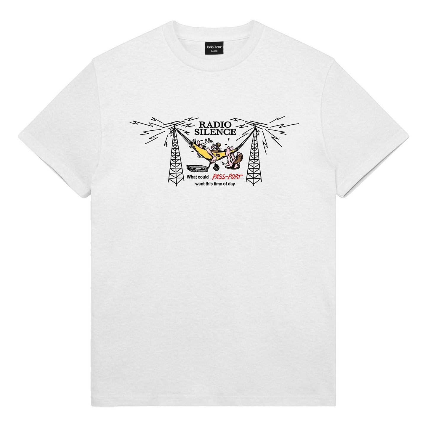 Radio Silence Tee (White)