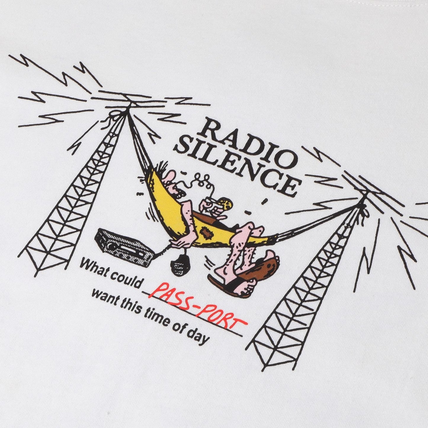 Radio Silence Tee (White)
