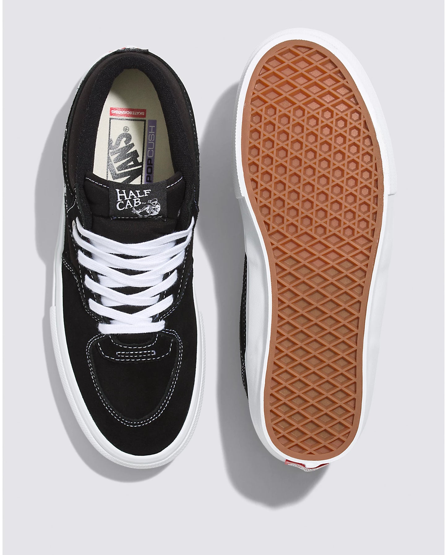 Skate Half Cab (Black/White)