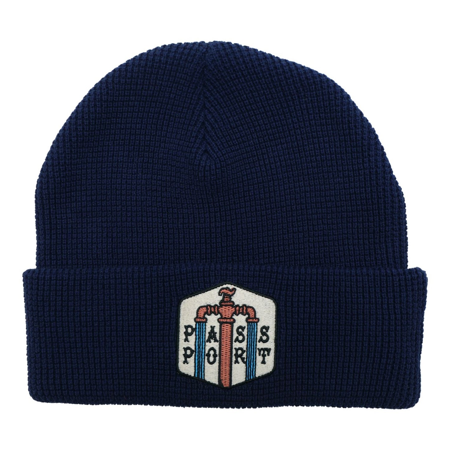 Water Supply Waffle Beanie (Navy)