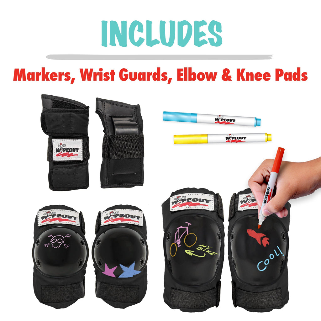 Wipeout Dry Erase Youth Pads (Black)