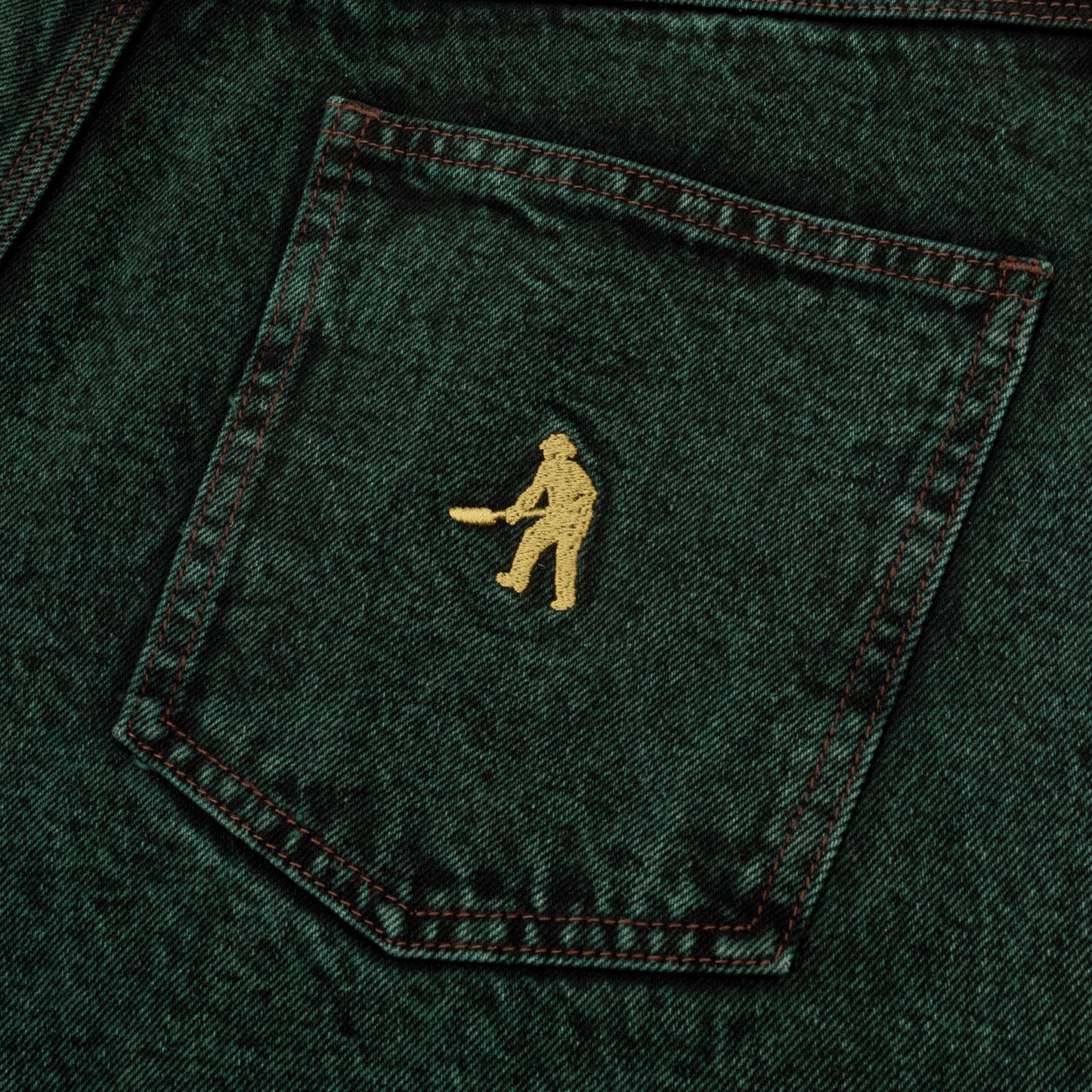 Workers Club Jean (Dark Green Over-Dye)