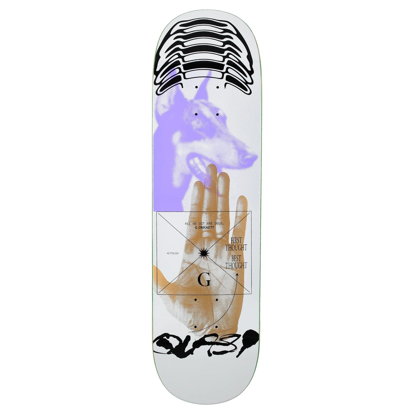 Crockett 'Thoughts' Deck (8.5)
