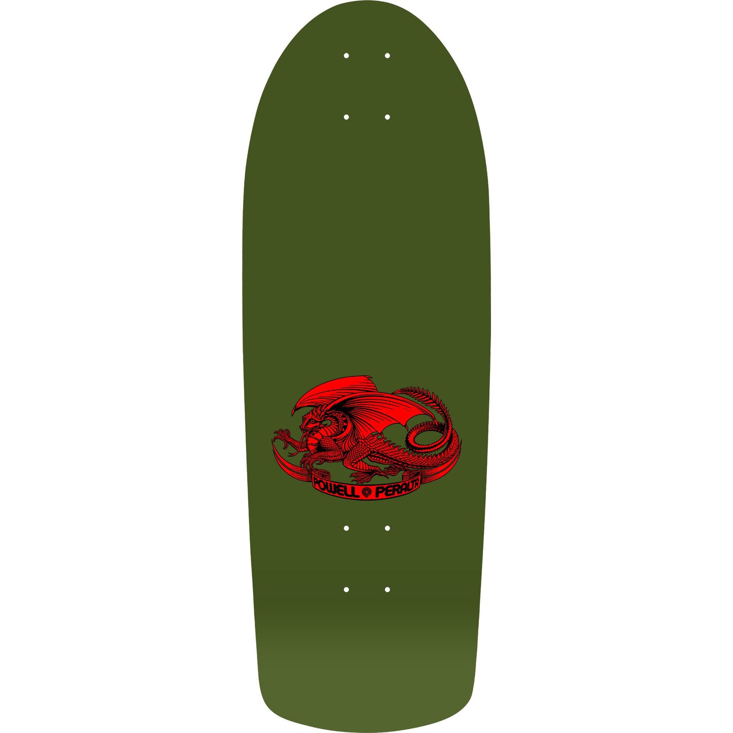 OG Rat Bones Skateboard Deck Olive Green (10 x 30)