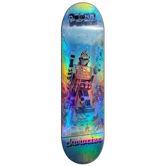 Deano Tull "Dyno-Dino" Reflective Chrome Foil Deck (8.25)