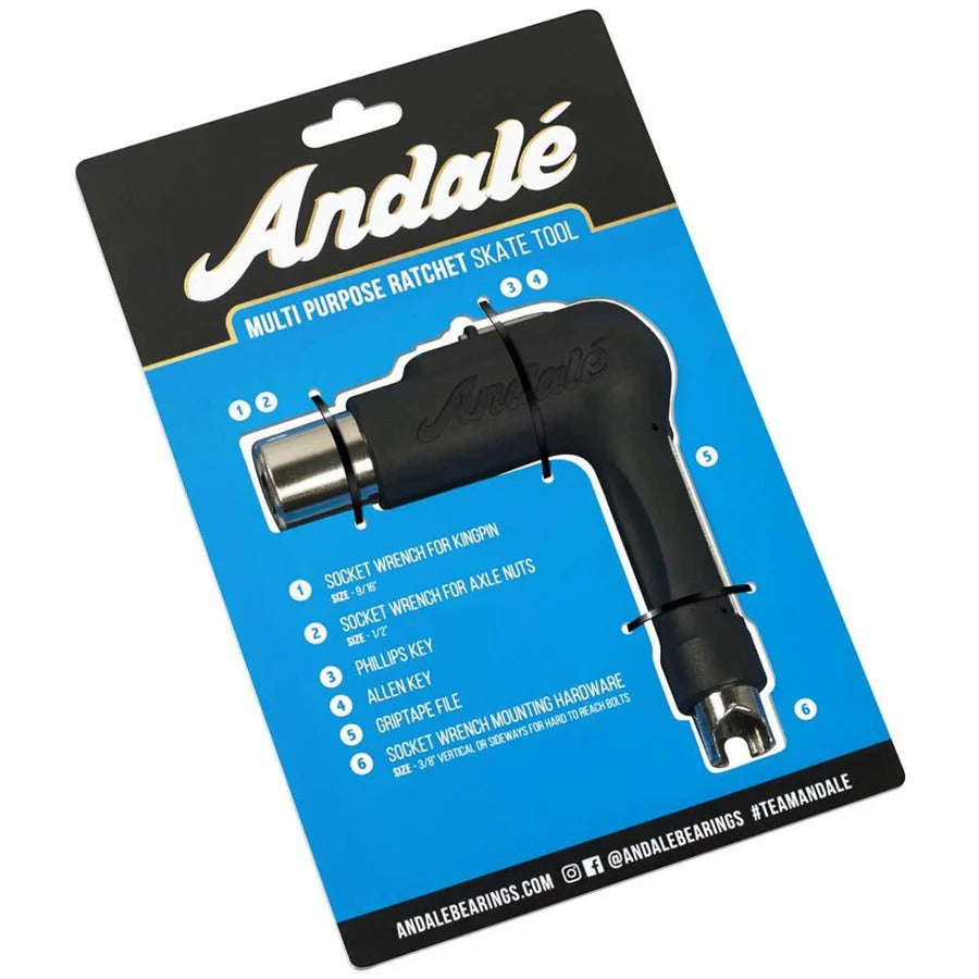 Andale Multi Purpose Ratchet Skateboard Tool