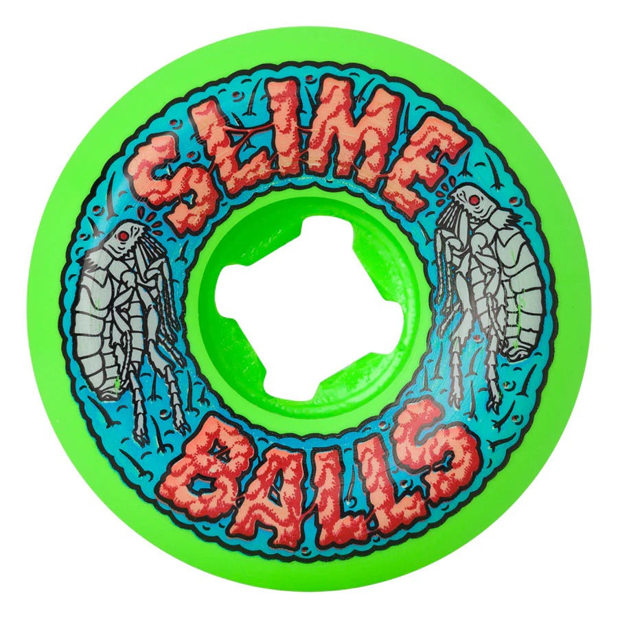 Flea Balls 99a Speed Balls Green Wheels (56mm)