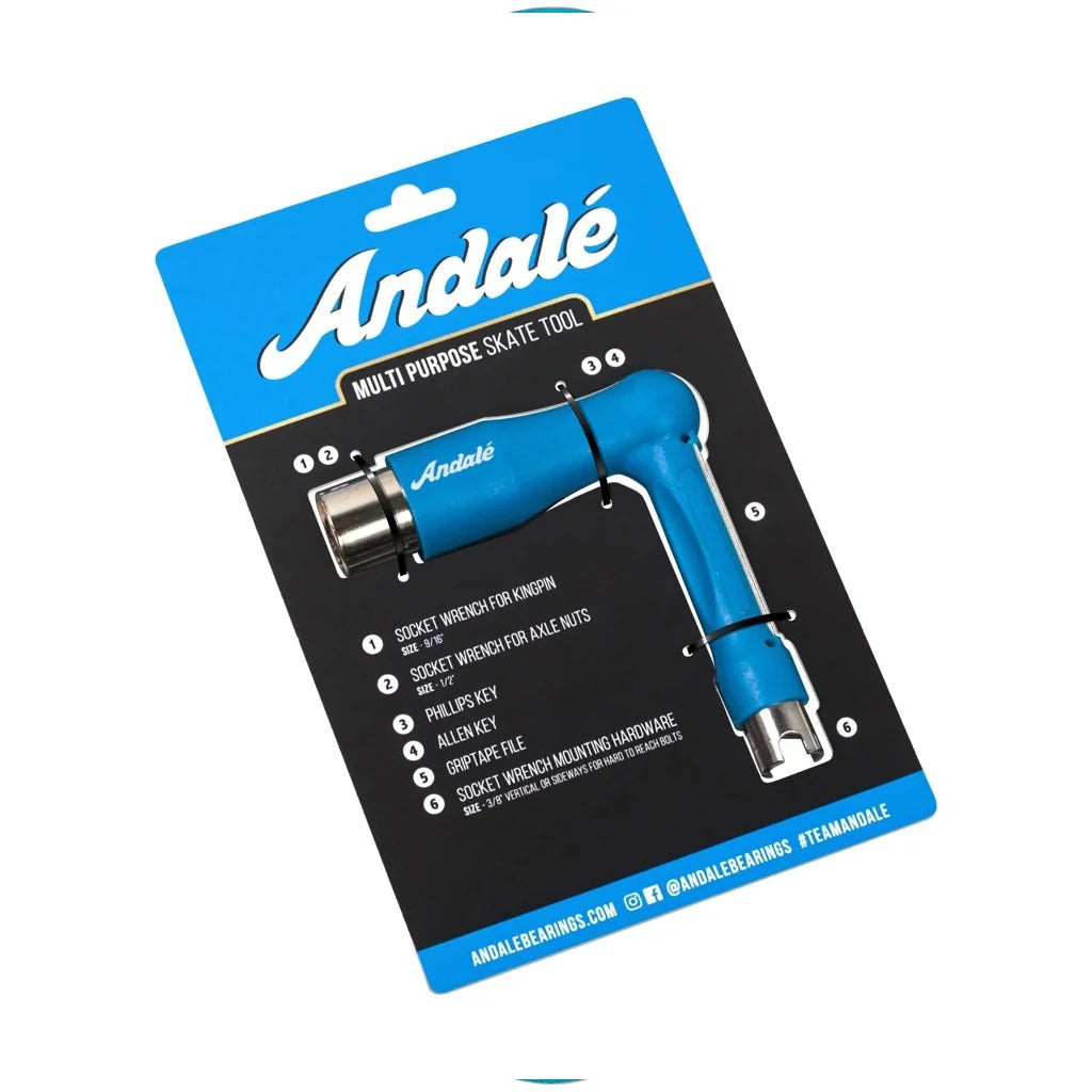 Andale Multi-Purpose Skateboard Tool (Blue)