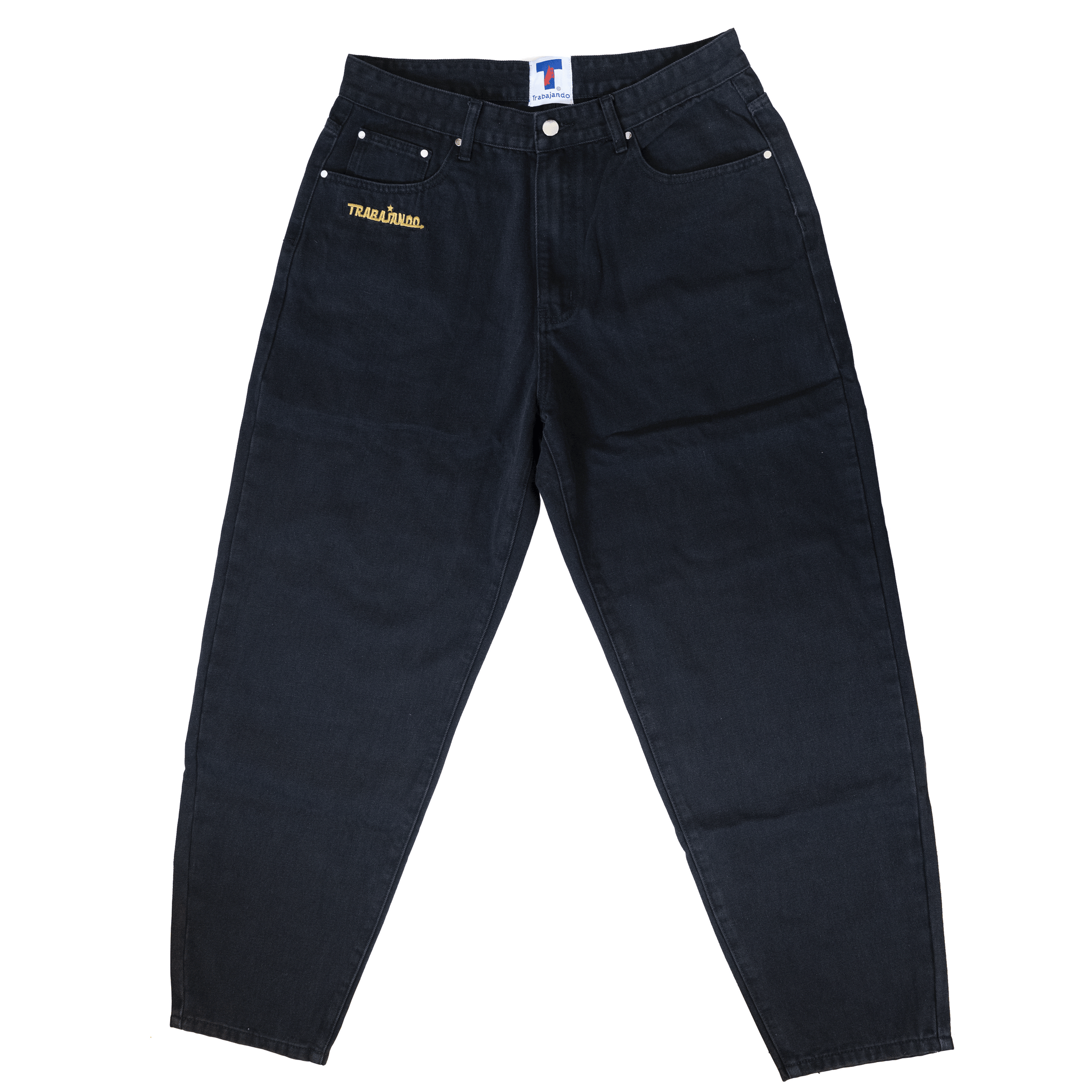 Traba G Baggy Denim Jeans (Black)
