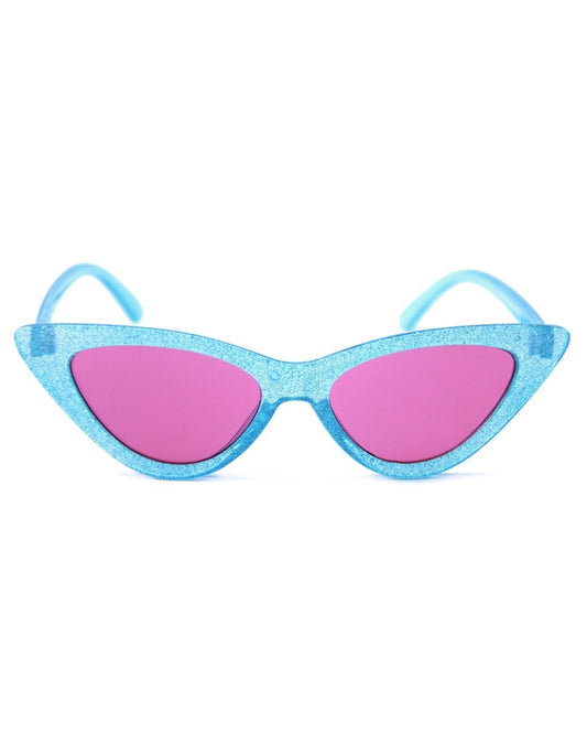 Space Needle Sunglasses (Blue Sparkle)