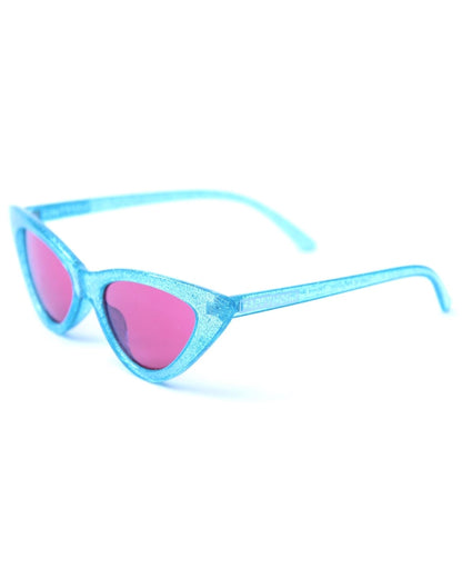 Space Needle Sunglasses (Blue Sparkle)