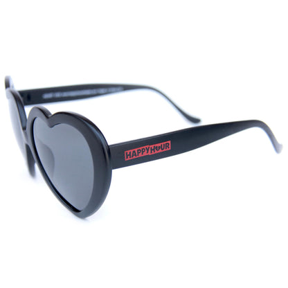 Heart-On Sunglasses (Matte Black)