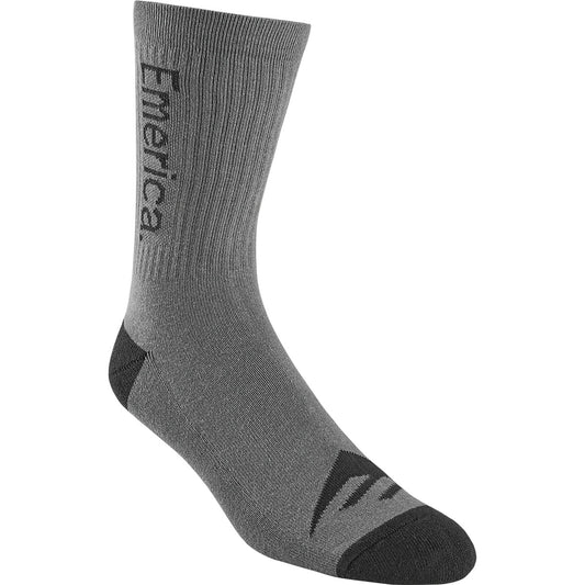 EMERICA PURE CREW SOCK (DARK GREY)