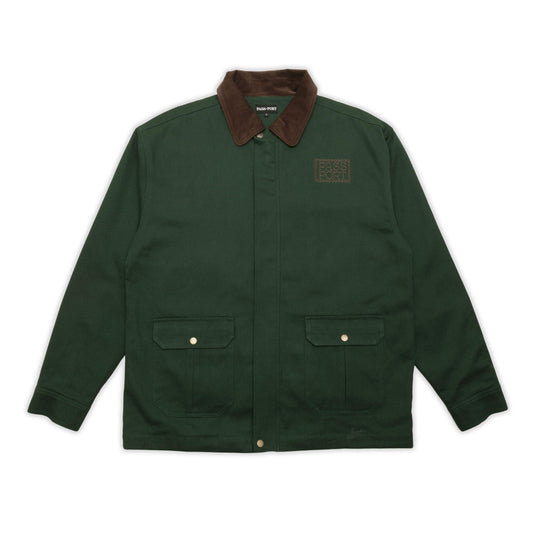 Pass~Port Invasive Logo Yard Jacket (Forest Green)