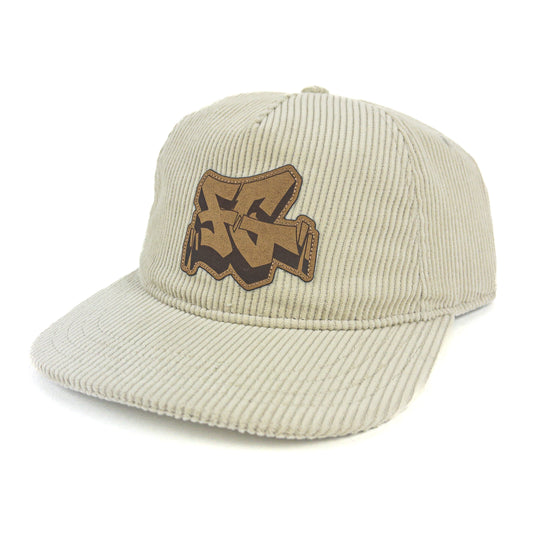 First Gear x KERO Corduroy Strapback Hat (Bone)