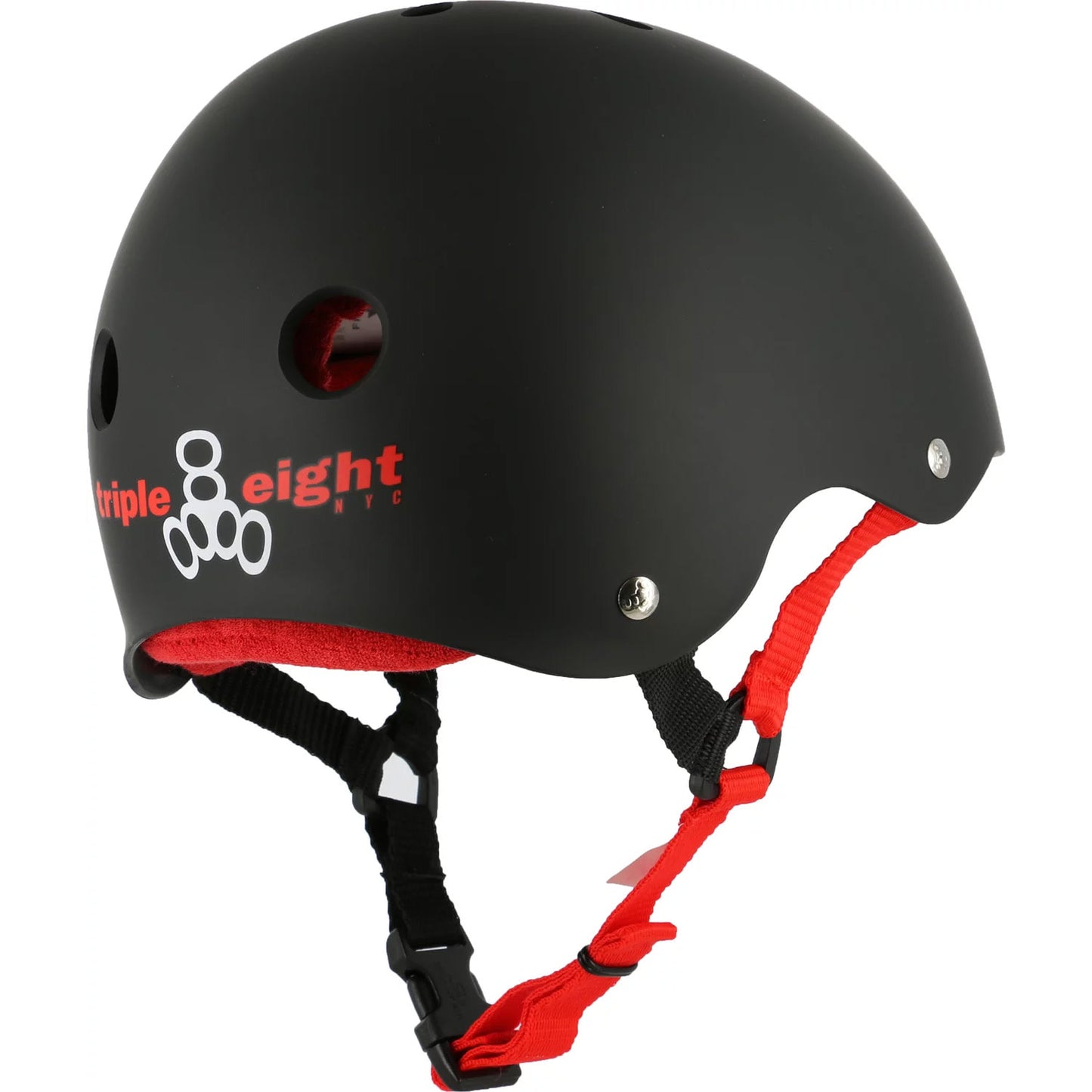 Triple 8 Sweatsaver Helmet - The Heed (Black/Red XXL)