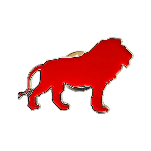 Lion Enamel Pin