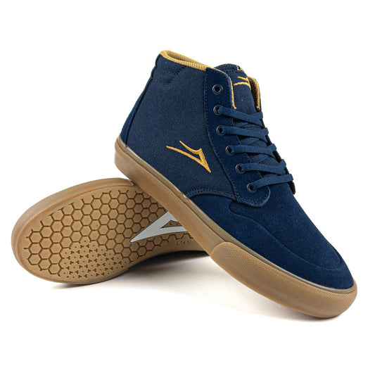 Lakai Riley 3 High (Navy/Gum Suede)