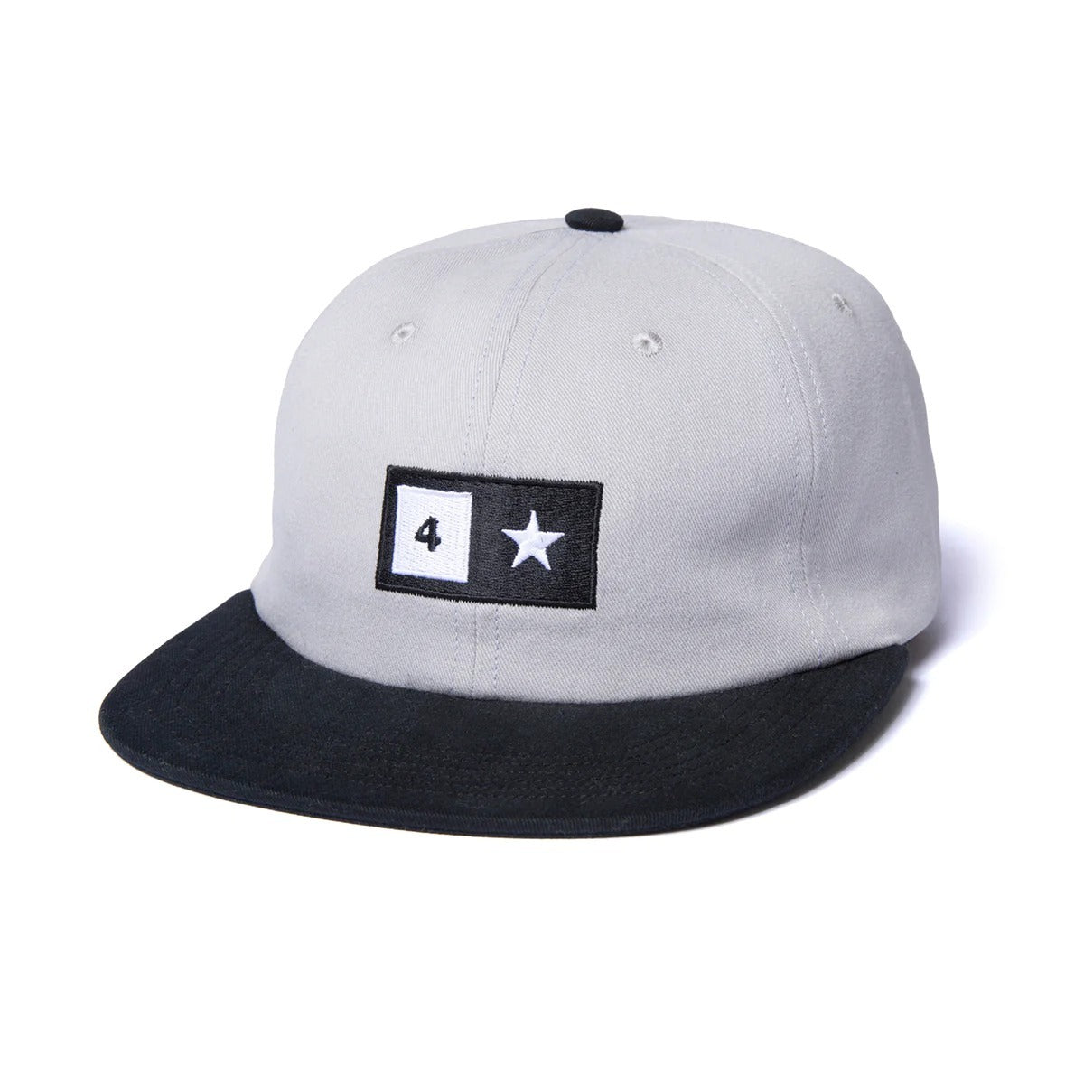 LAKAI x FOURSTAR BAR LOGO POLO HAT (GREY/BLACK)