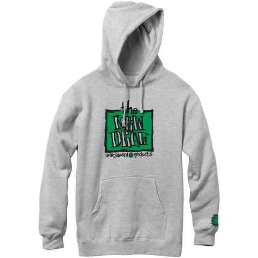 New Deal Napkin Logo Hoodie (Athletic Heather) *M*