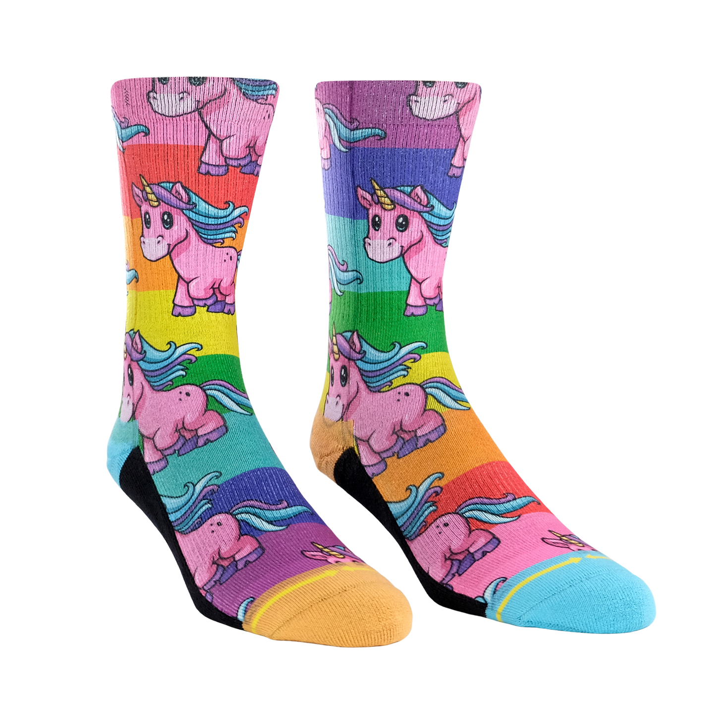 MERGE4 PRIDE UNICORN CREW SOCKS