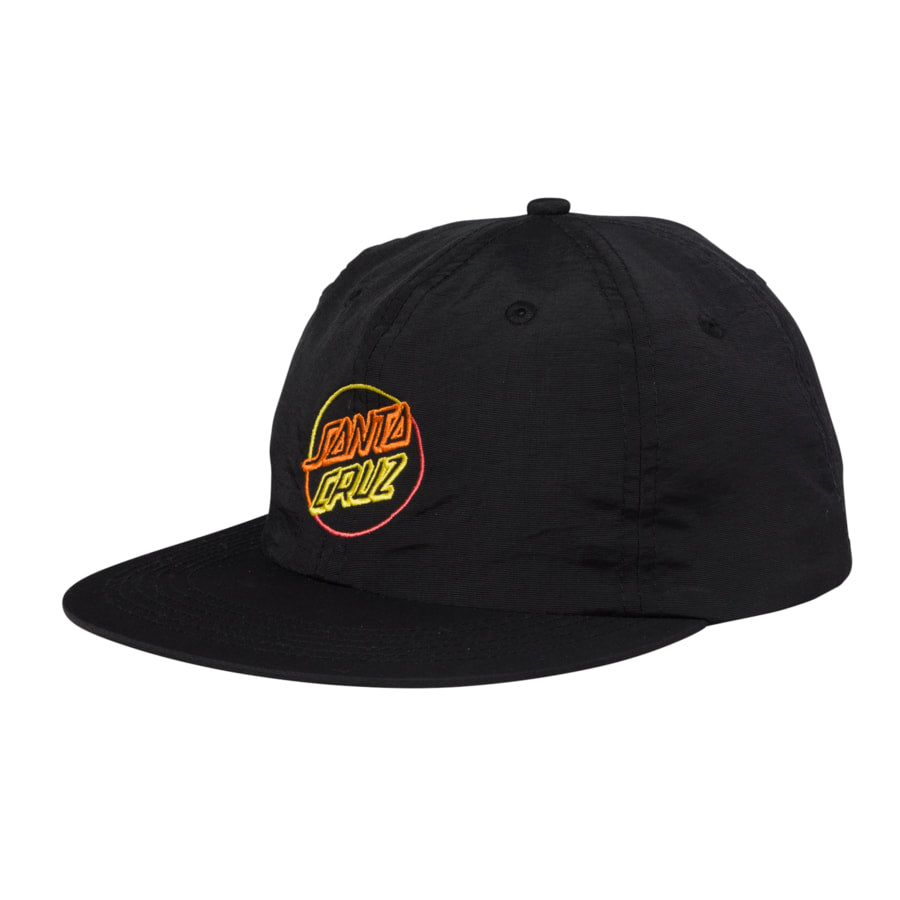 SANTA CRUZ OPUS IN COLOR STRAPBACK HAT (BLACK)